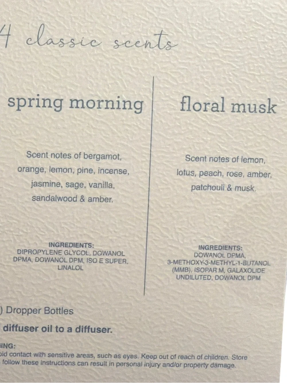 Sand & Fog NWT Diffuser Oil Set Laundry Day Floral Musk Vanilla Bloom Spring AM